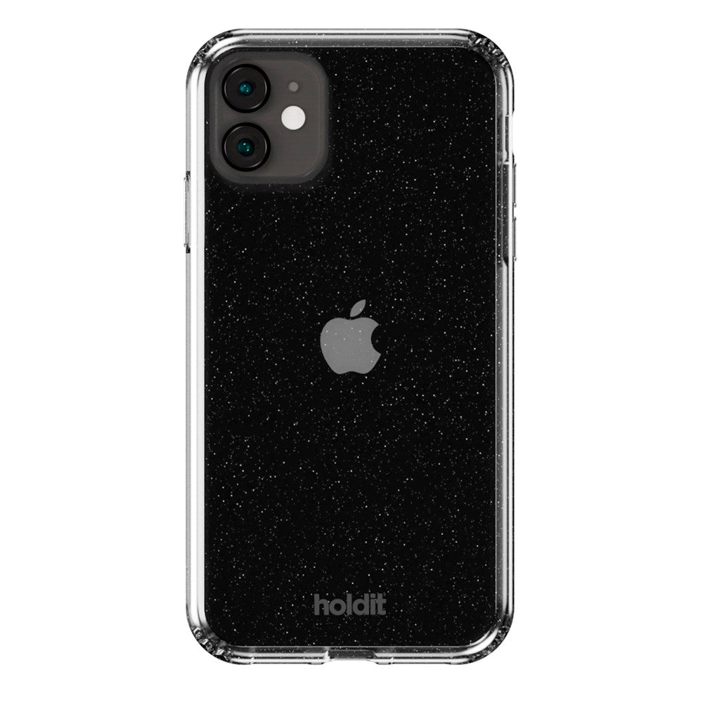 Holdit iPhone 11 / XR Glitter Case - Sort