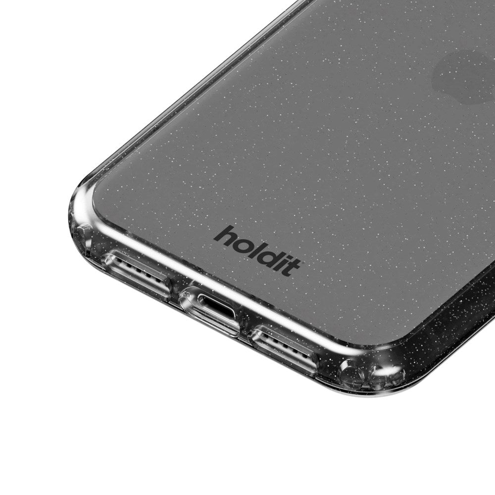 Holdit iPhone 11 / XR Glitter Case - Sort