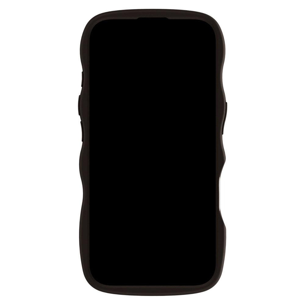 Holdit iPhone 16 Wavy Case - Sort / Transparent