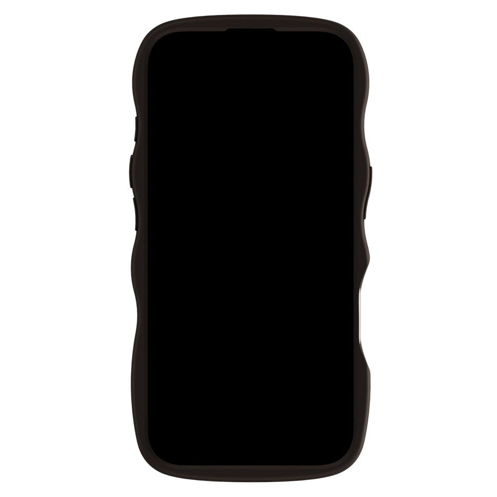 Holdit iPhone 16 Plus Wavy Case - Sort / Transparent
