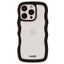 Holdit iPhone 16 Pro Wavy Case - Sort / Transparent