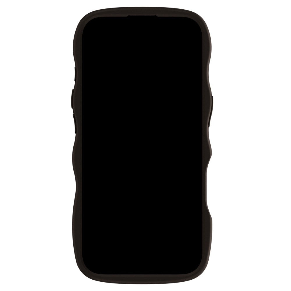 Holdit iPhone 16 Pro Wavy Case - Sort / Transparent