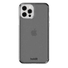 Holdit iPhone 12 / 12 Pro Glitter Case - Sort