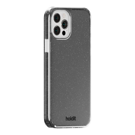 Holdit iPhone 12 / 12 Pro Glitter Case - Sort