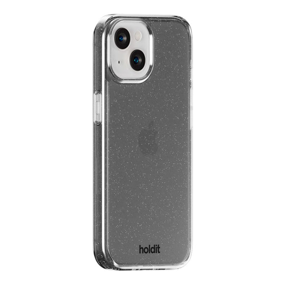 Holdit iPhone 15 / 14 / 13 Glitter Case - Sort