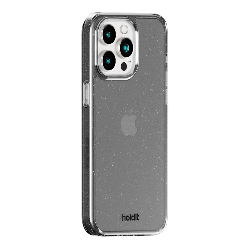 Holdit iPhone 15 Pro Glitter Case - Sort