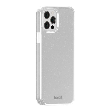 Holdit iPhone 12 / 12 Pro Glitter Case - Hvid