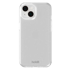 Holdit iPhone 15 / 14 / 13 Glitter Case - Hvid