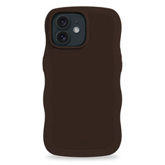Holdit iPhone 12 / 12 Pro Wavy Case - Chocolate