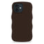 Holdit iPhone 12 / 12 Pro Wavy Case - Chocolate