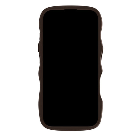Holdit iPhone 14 Pro Max Wavy Case - Chocolate