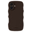 Holdit iPhone 16 Wavy Case - Chocolate