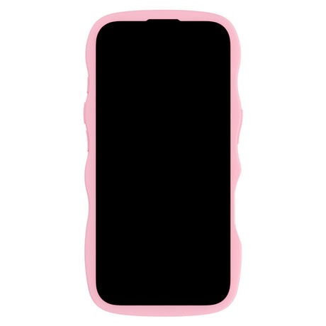 Holdit iPhone 16 Plus Wavy Case - Plus Pink/Transparent
