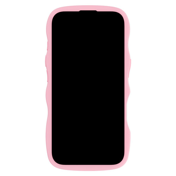 Holdit iPhone 16 Plus Wavy Case - Plus Pink/Transparent