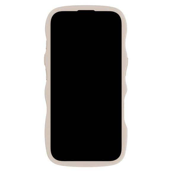 Holdit iPhone 16 Plus Wavy Case - Beige