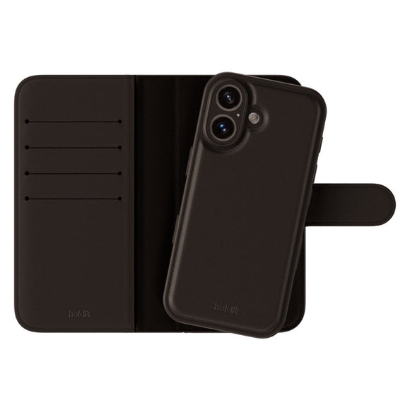 Holdit iPhone 16 Plus Wallet Case Magnet Plus - Black