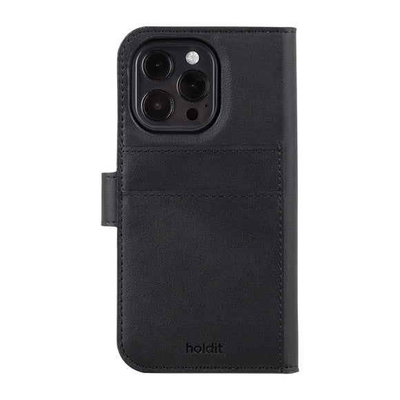 Holdit iPhone 16 Pro Wallet Case Magnet Plus - Black