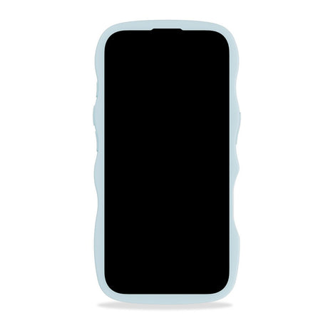 Holdit iPhone 16 Wavy Cover - Mineral Blue / Transparent