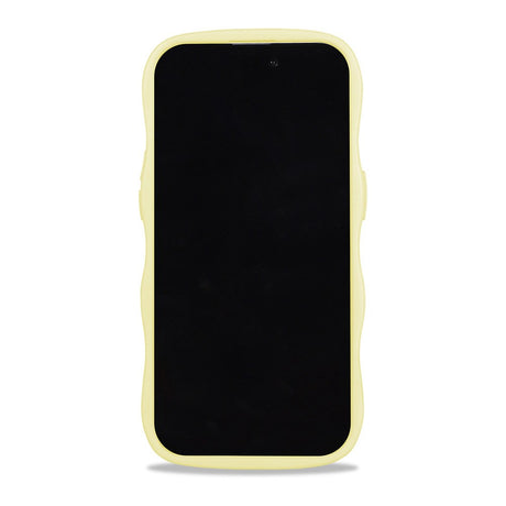 Holdit iPhone 12 / 12 Pro Wavy Cover - Lemonade / Transparent
