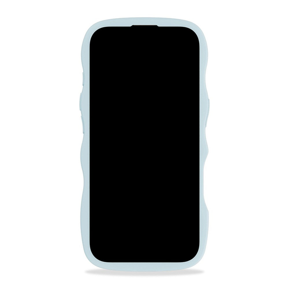 Holdit iPhone 16 Pro Max Wavy Cover - Mineral Blue / Transparent