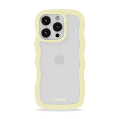 Holdit iPhone 16 Pro Max Wavy Cover - Lemonade / Transparent