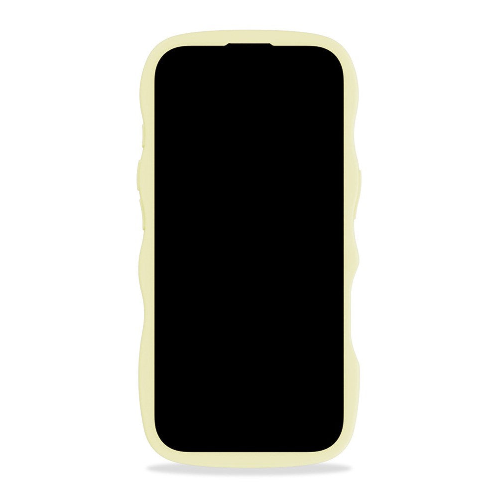 Holdit iPhone 16 Pro Max Wavy Cover - Lemonade / Transparent