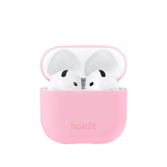 Holdit Silikone Cover Til AirPods 4 - Pink