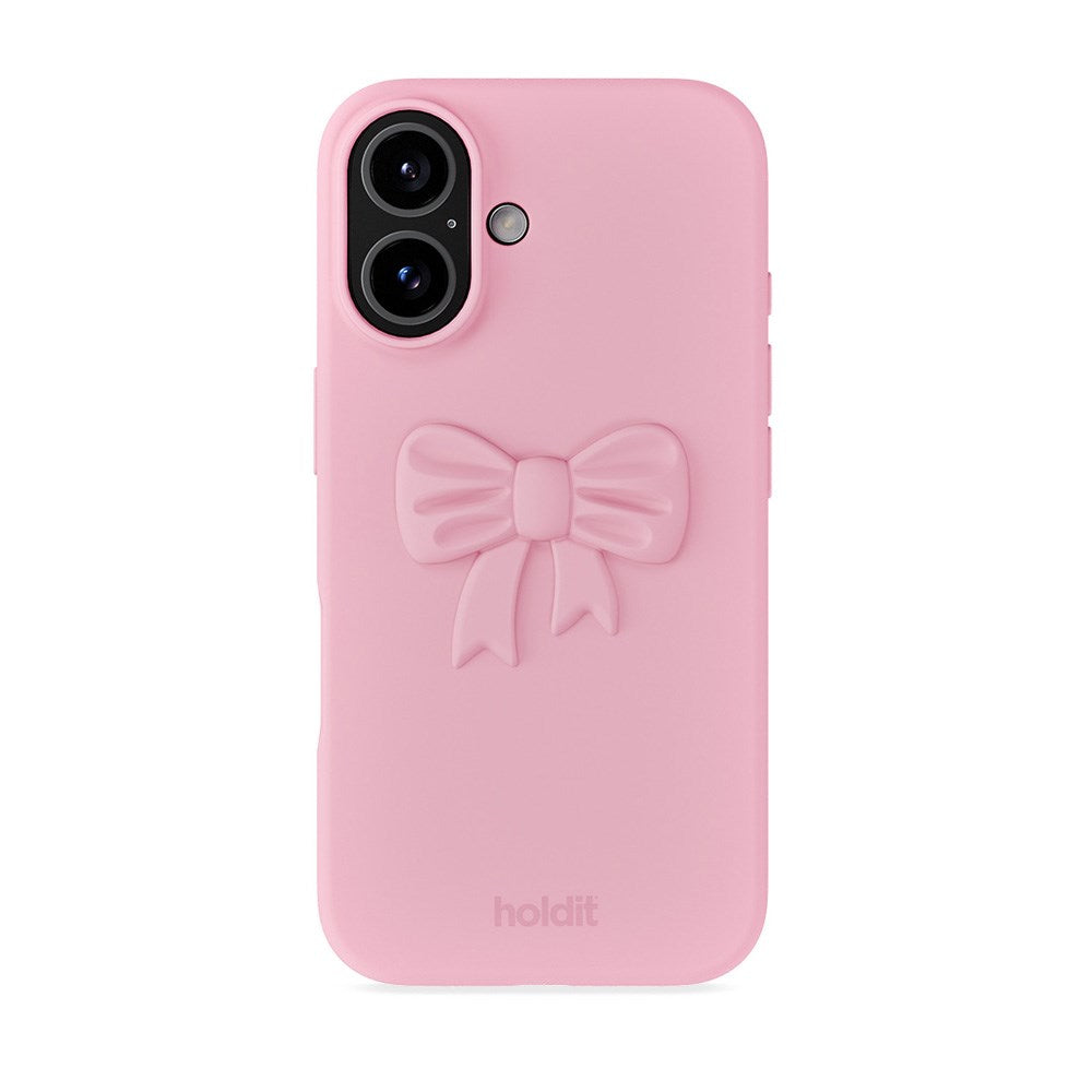 Holdit 3D Silicone Sticker Sløjfe - Pink