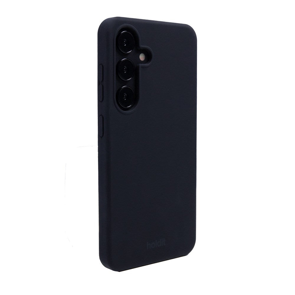 Holdit Samsung Galaxy S25+ (Plus) Soft Touch Silikone Case - Sort