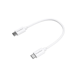 Smartline 60W USB-C til USB-C Kabel 20cm - Hvid