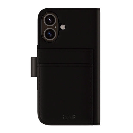 Holdit iPhone 16 Wallet Case MagSafe Plus - MagSafe Kompatibel - Black