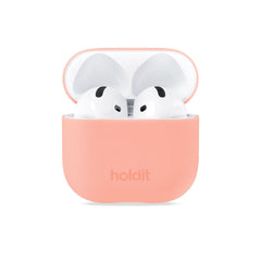 Holdit Silikone Cover til AirPods 4 - Pink Grape