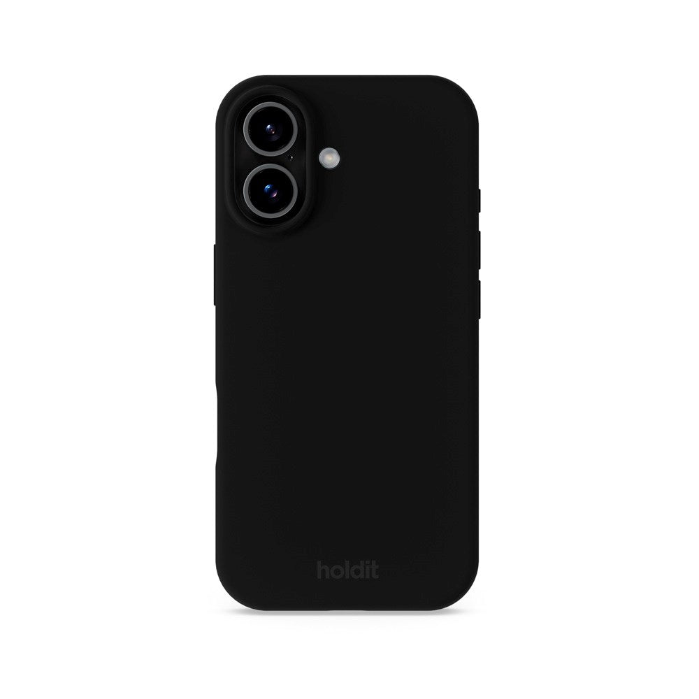 Holdit iPhone 17 Soft Touch Silikone Case - Black