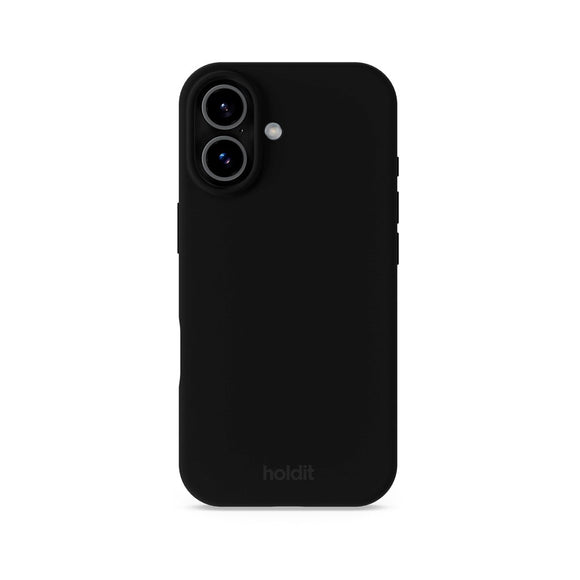 Holdit iPhone 17 Soft Touch Silikone Case - Black