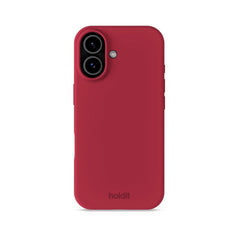 Holdit iPhone 17 Soft Touch Silikone Case - Red Velvet