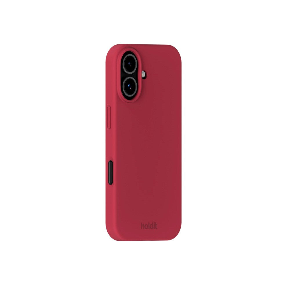 Holdit iPhone 17 Soft Touch Silikone Case - Red Velvet