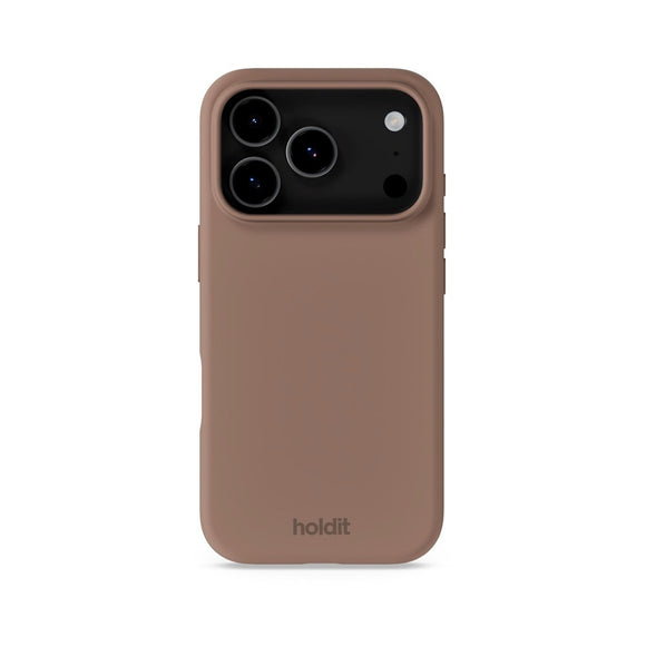 Holdit iPhone 17 Pro Soft Touch Silikone Case - Mocha Brown