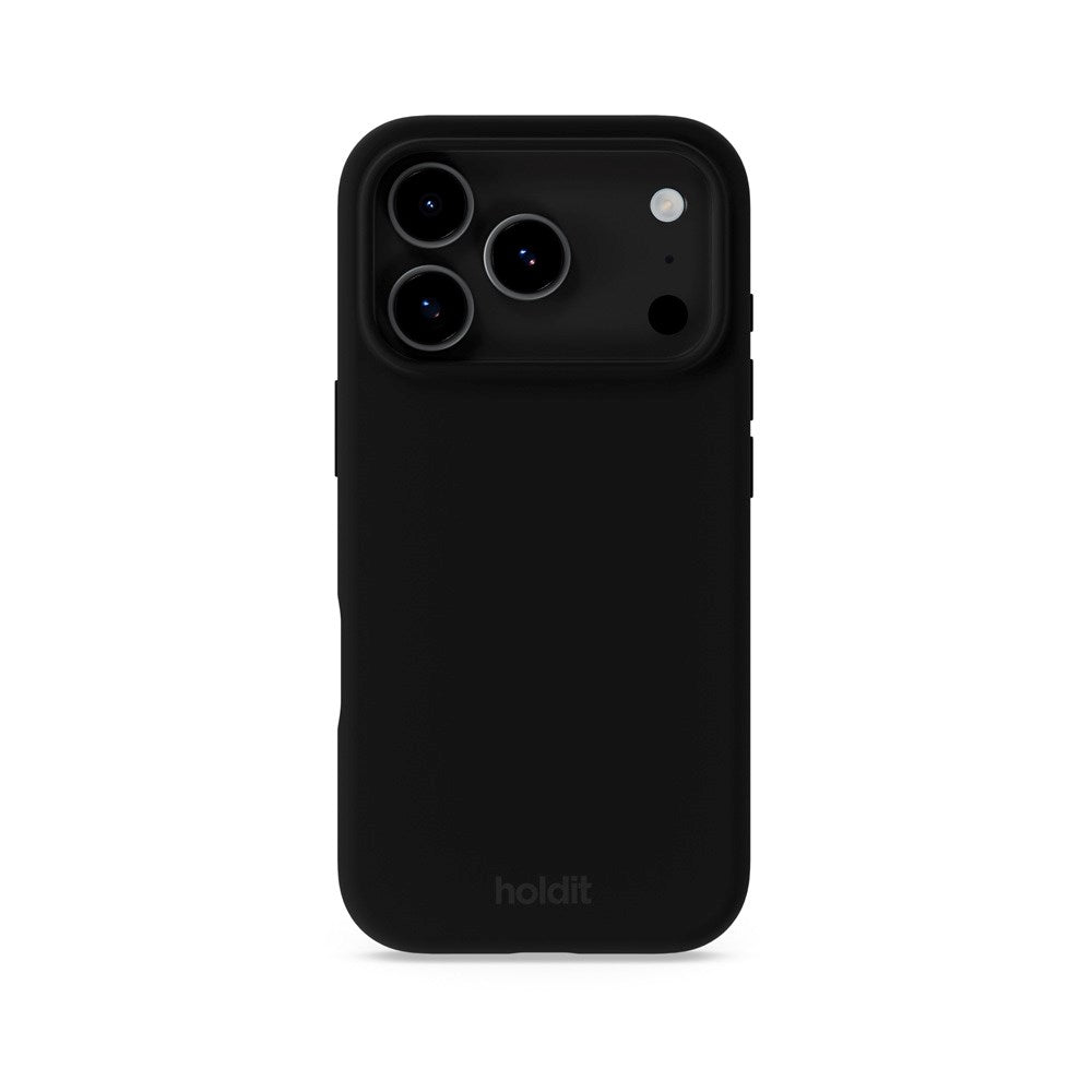 Holdit iPhone 17 Pro Max Soft Touch Silikone Case - Black