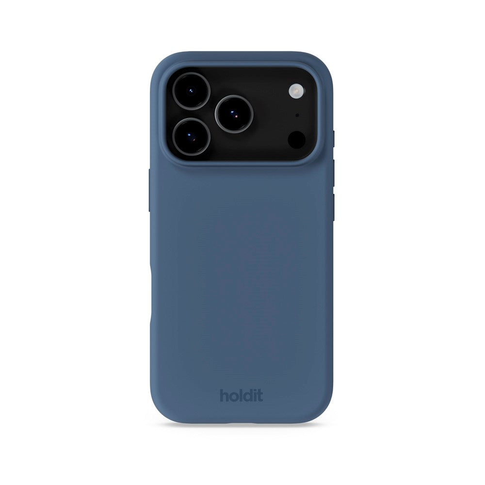 Holdit iPhone 17 Pro Max Soft Touch Silikone Case - Pacific Blue