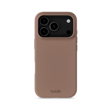 Holdit iPhone 17 Pro Max Soft Touch Silikone Case - Mocha Brown