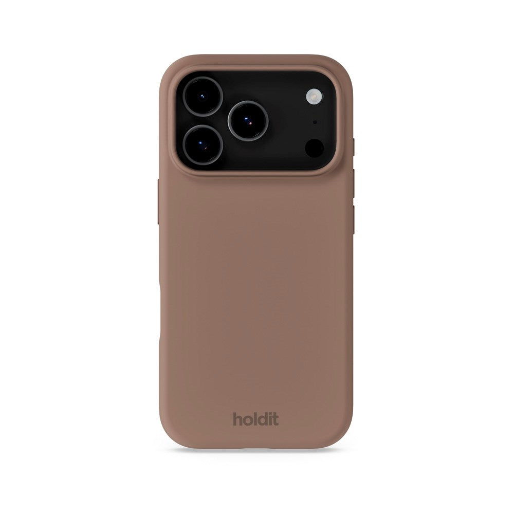 Holdit iPhone 17 Pro Max Soft Touch Silikone Case - Mocha Brown