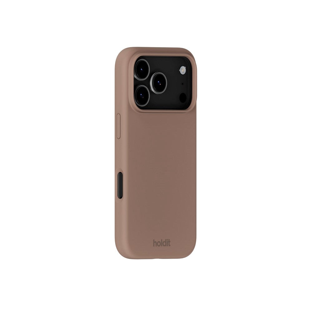 Holdit iPhone 17 Pro Max Soft Touch Silikone Case - Mocha Brown