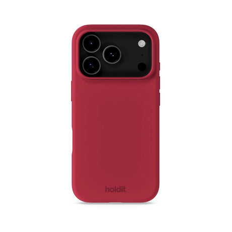 Holdit iPhone 17 Pro Max Soft Touch Silikone Case - Red Velvet