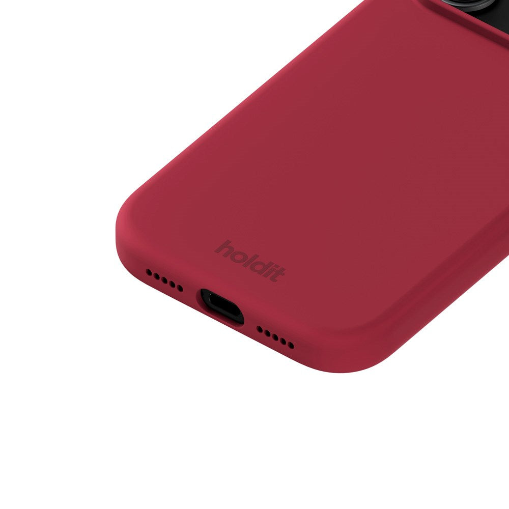 Holdit iPhone 17 Pro Max Soft Touch Silikone Case - Red Velvet