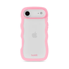 Holdit iPhone Air Wavy Case - Pink / Transparent