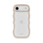 Holdit iPhone Air Wavy Case - Light Beige / Transparent