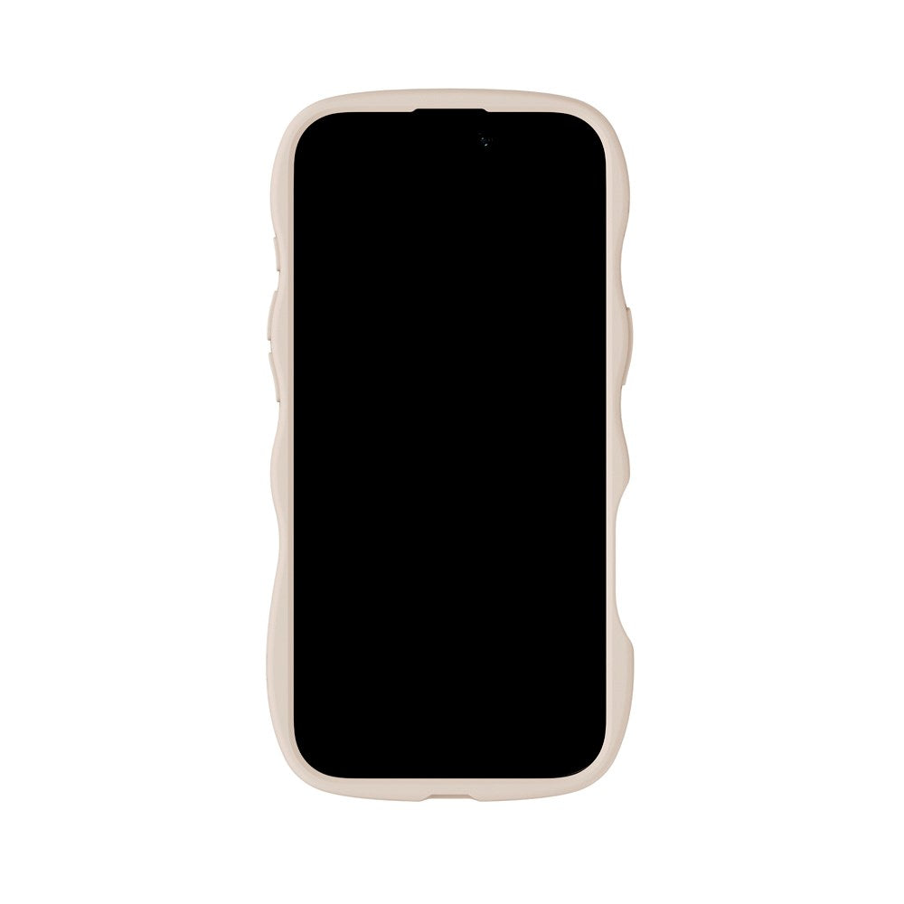 Holdit iPhone Air Wavy Case - Light Beige / Transparent