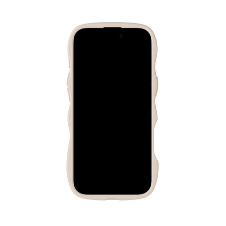 Holdit iPhone Air Wavy Case - Light Beige / Transparent