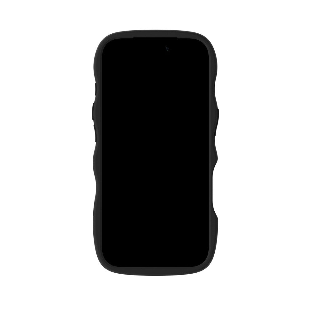 Holdit iPhone 17 Pro Max Wavy Case - Black / Transparent