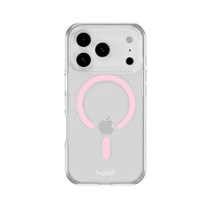 Holdit iPhone 17 Pro MagSafe Case - Transparent / Pink